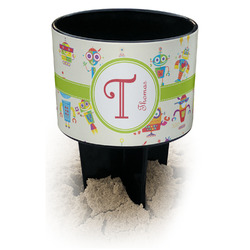 Rocking Robots Black Beach Spiker Drink Holder (Personalized)