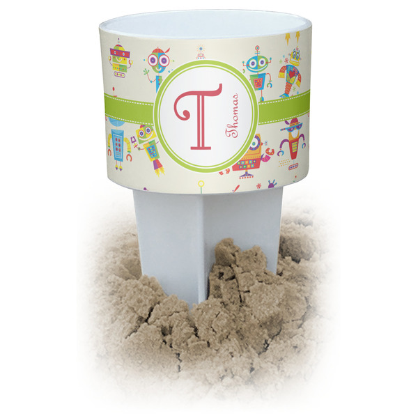 Custom Rocking Robots Beach Spiker Drink Holder (Personalized)