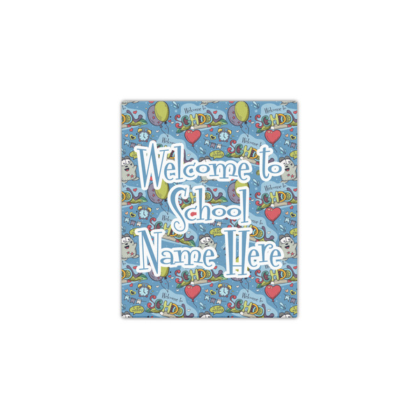 Welcome to School 11x14 - Canvas Print - Front View