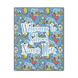 Welcome to School Wood Print - 11x14 (Personalized)