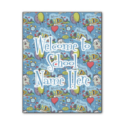 Welcome to School Wood Print - 11x14 (Personalized)
