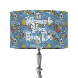 Welcome to School 12" Drum Lamp Shade - Fabric (Personalized)