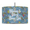 Welcome to School 12" Drum Lampshade - PENDANT (Fabric)