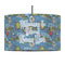 Welcome to School 12" Drum Pendant Lamp - Fabric (Personalized)