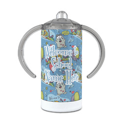 Welcome to School 12 oz Stainless Steel Sippy Cup (Personalized)