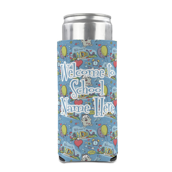 Welcome to School 12oz Tall Can Sleeve - FRONT (on can)