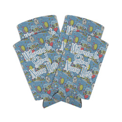 Welcome to School Can Cooler (tall 12 oz) - Set of 4 (Personalized)