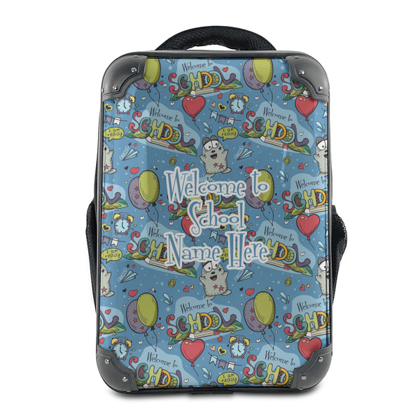 Custom Welcome to School 15" Hard Shell Backpack (Personalized)