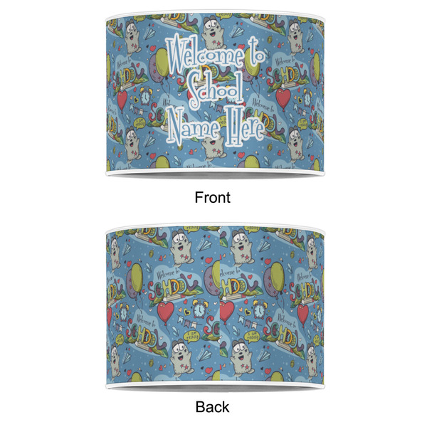Welcome to School 16" Drum Lampshade - APPROVAL (Poly Film)