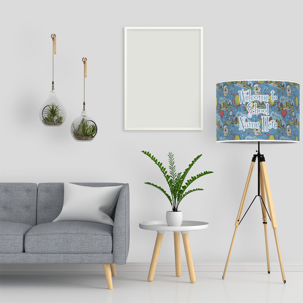Welcome to School 16" Drum Lampshade - LIFESTYLE