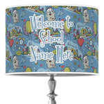 Welcome to School 16" Drum Lamp Shade - Poly-film (Personalized)