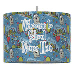 Welcome to School Drum Pendant Lamp (Personalized)