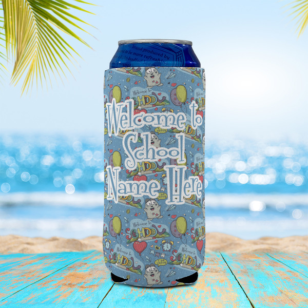 Welcome to School 16oz Can Sleeve - LIFESTYLE