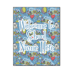 Welcome to School Wood Print - 16x20 (Personalized)