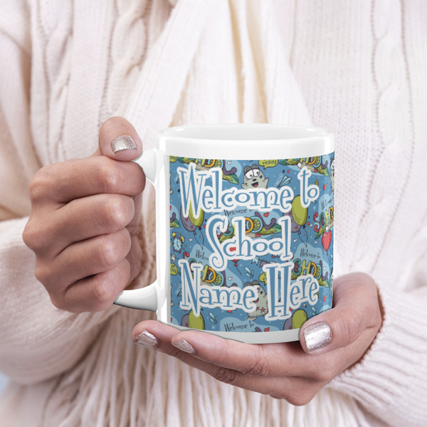 Welcome to School 20oz Coffee Mug - LIFESTYLE
