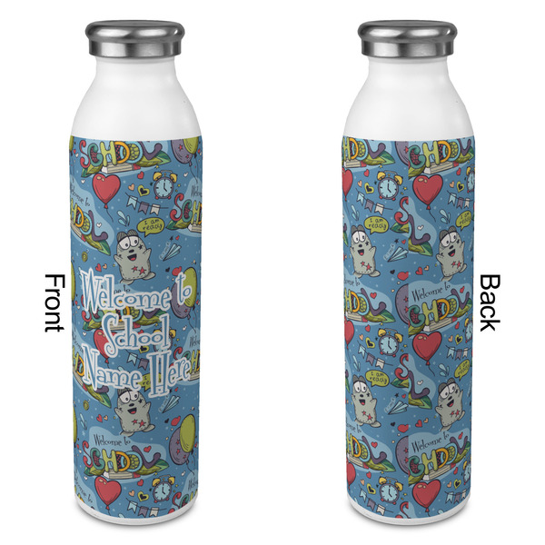 Welcome to School 20oz Water Bottles - Full Print - Approval