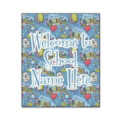 Welcome to School Wood Print - 20x24 (Personalized)