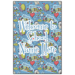 Welcome to School Wood Print - 20x30 (Personalized)