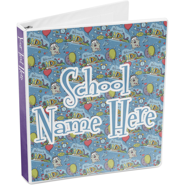 Welcome to School 3-Ring Binder 3/4 - Main