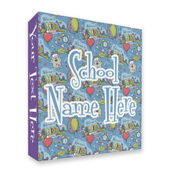 Welcome to School 3 Ring Binder - Full Wrap (Personalized)