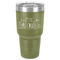 Welcome to School 30 oz Stainless Steel Ringneck Tumbler - Olive - Front
