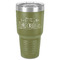 Welcome to School 30 oz Stainless Steel Tumbler - Olive - Single-Sided (Personalized)