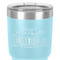 Welcome to School 30 oz Stainless Steel Ringneck Tumbler - Teal - Close Up