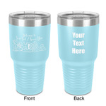 Welcome to School 30 oz Stainless Steel Tumbler - Teal - Double-Sided (Personalized)