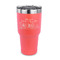 Welcome to School 30 oz Stainless Steel Ringneck Tumblers - Coral - FRONT
