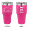 Welcome to School 30 oz Stainless Steel Ringneck Tumblers - Pink - Double Sided - APPROVAL