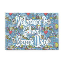 Welcome to School 4' x 6' Indoor Area Rug (Personalized)