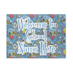 Welcome to School 5' x 7' Patio Rug (Personalized)