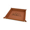 Welcome to School 6" x 6" Leatherette Snap Up Tray - FOLDED UP