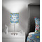 Welcome to School 7 inch drum lamp shade - in room