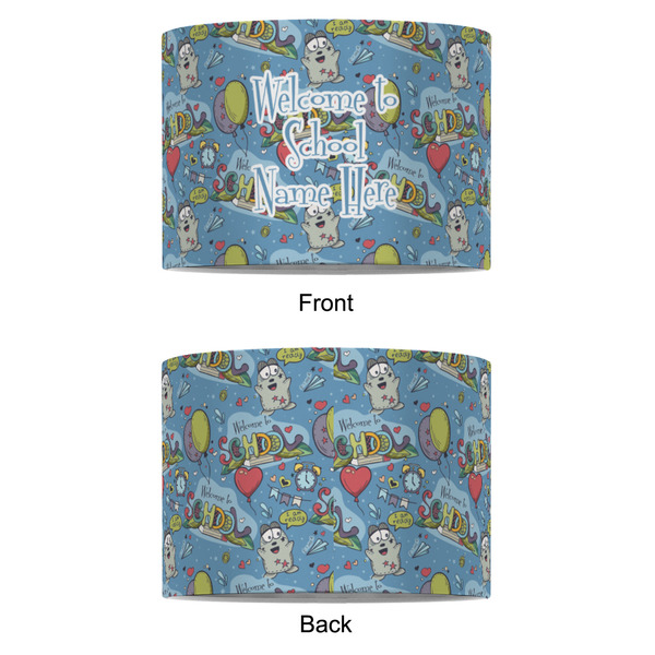 Welcome to School 8" Drum Lampshade - APPROVAL (Fabric)