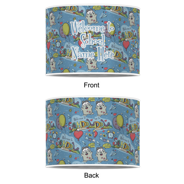 Welcome to School 8" Drum Lampshade - APPROVAL (Poly Film)