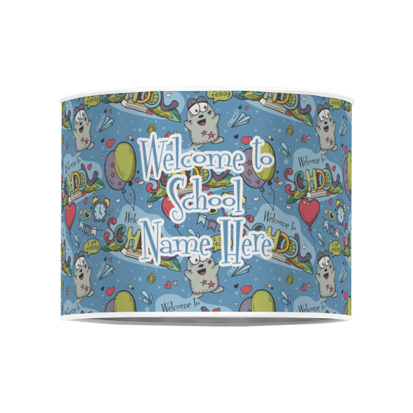 Welcome to School 8" Drum Lampshade - FRONT (Poly Film)
