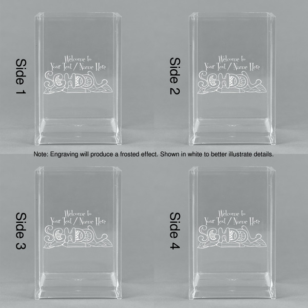 Welcome to School Acrylic Pen Holder - All Sides