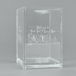 Welcome to School Acrylic Pen Holder (Personalized)