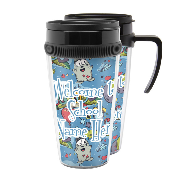 Custom Welcome to School Acrylic Travel Mug (Personalized)