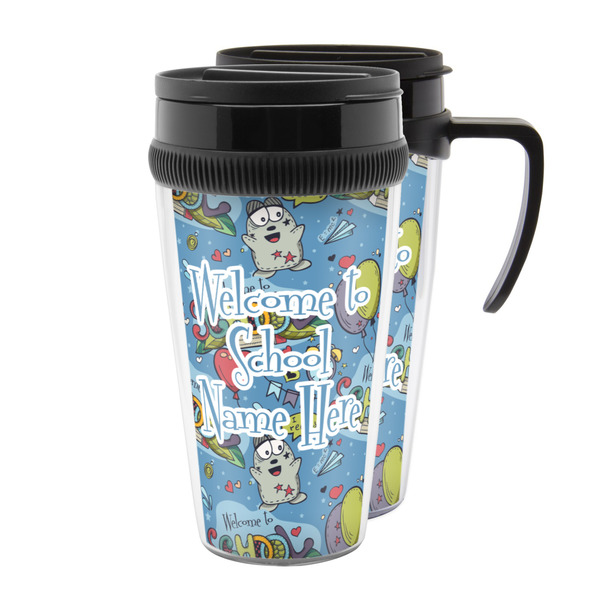 Custom Welcome to School Acrylic Travel Mug (Personalized)