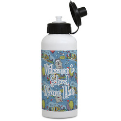 Welcome to School Water Bottles - Aluminum - 20 oz - White (Personalized)