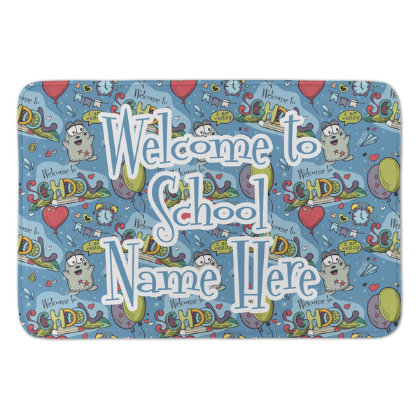 Custom Welcome to School Anti-Fatigue Kitchen Mat (Personalized)