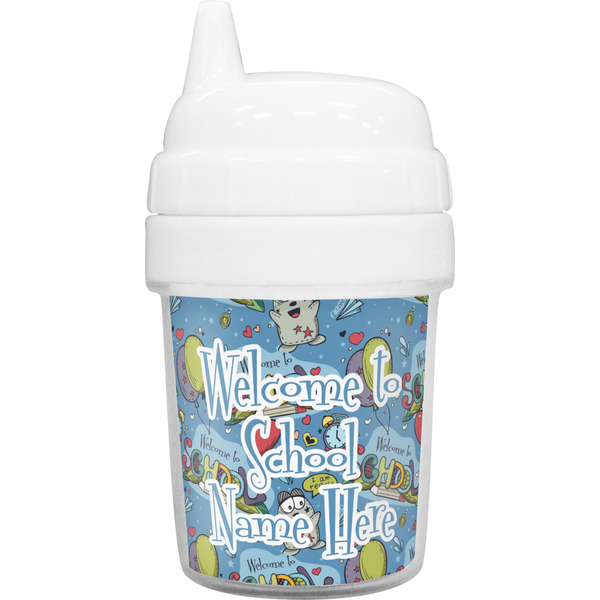 Custom Welcome to School Baby Sippy Cup (Personalized)