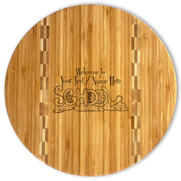 Custom Welcome to School Bamboo Cutting Board (Personalized)