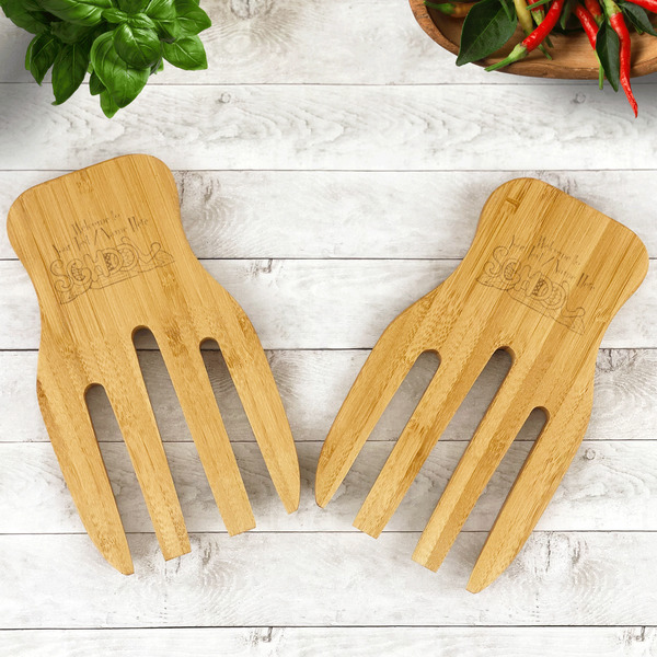 Welcome to School Bamboo Salad Hands - LIFESTYLE
