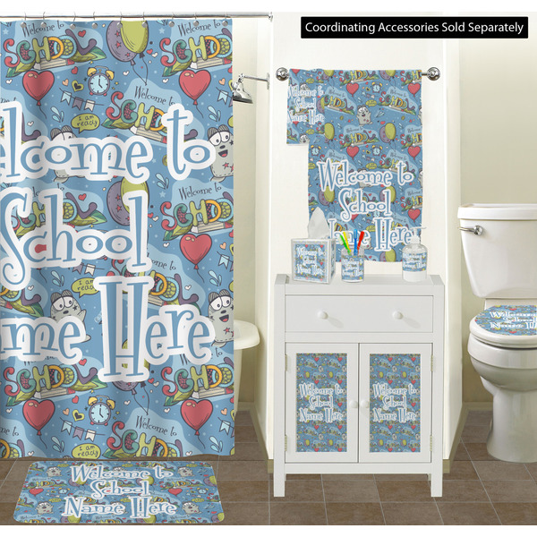 Welcome to School Bathroom Scene