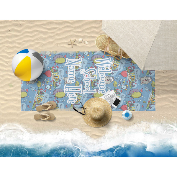 Welcome to School Beach Towel Lifestyle