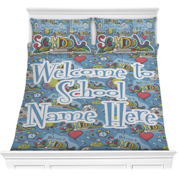 Welcome to School Comforter Set - Full / Queen (Personalized)