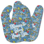 Welcome to School Baby Bib w/ Name or Text